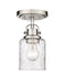 Z-Lite Canada - One Light Flush Mount - Kinsley - Brushed Nickel- Union Lighting Luminaires Decor