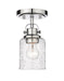 Z-Lite Canada - One Light Flush Mount - Kinsley - Chrome- Union Lighting Luminaires Decor