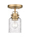Z-Lite Canada - One Light Flush Mount - Kinsley - Heirloom Gold- Union Lighting Luminaires Decor