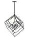 Z-Lite Canada - Six Light Chandelier - Euclid - Matte Black- Union Lighting Luminaires Decor