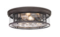 Z-Lite Canada - Four Light Flush Mount - Clarion - Bronze- Union Lighting Luminaires Decor