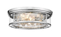 Z-Lite Canada - Four Light Flush Mount - Clarion - Polished Nickel- Union Lighting Luminaires Decor
