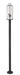 Z-Lite Canada - Three Light Outdoor Post Mounted Fixture - Sana - Black- Union Lighting Luminaires Decor
