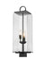 Z-Lite Canada - Three Light Outdoor Post Mount Fixture - Sana - Black- Union Lighting Luminaires Decor