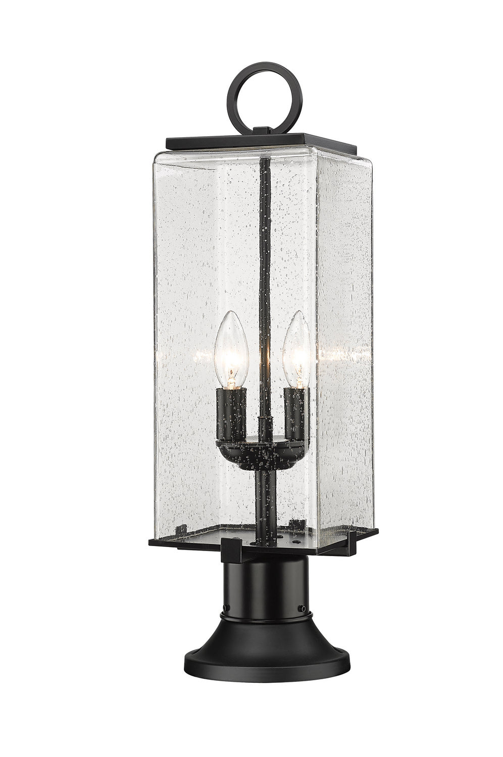 Z-Lite Canada - Two Light Outdoor Pier Mounted Fixture - Sana - Black- Union Lighting Luminaires Decor