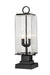 Z-Lite Canada - Two Light Outdoor Pier Mounted Fixture - Sana - Black- Union Lighting Luminaires Decor