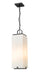 Z-Lite Canada - Three Light Outdoor Chain Mount Ceiling Fixture - Sana - Black- Union Lighting Luminaires Decor