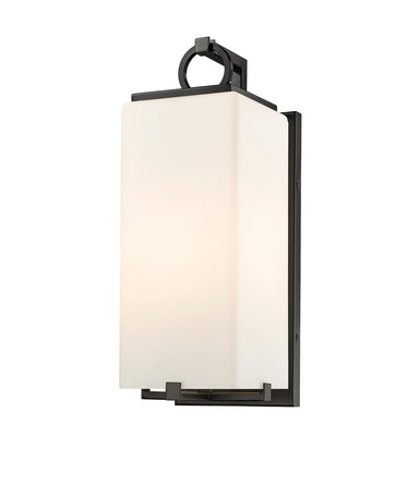 Z-Lite Canada - One Light Outdoor Wall Light - Sana - Black- Union Lighting Luminaires Decor