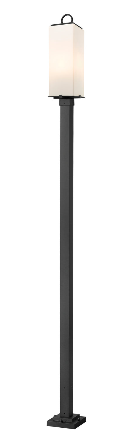 Z-Lite Canada - Three Light Outdoor Post Mounted Fixture - Sana - Black- Union Lighting Luminaires Decor