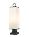 Z-Lite Canada - Three Light Outdoor Pier Mounted Fixture - Sana - Black- Union Lighting Luminaires Decor