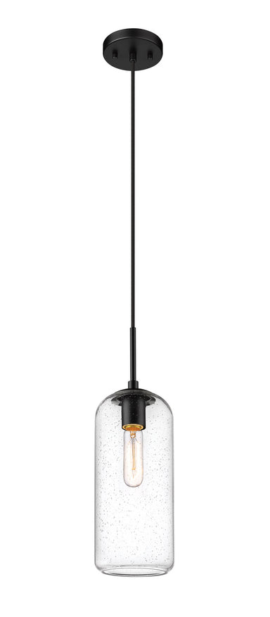 Z-Lite Canada - One Light Pendant - Monty - Matte Black- Union Lighting Luminaires Decor