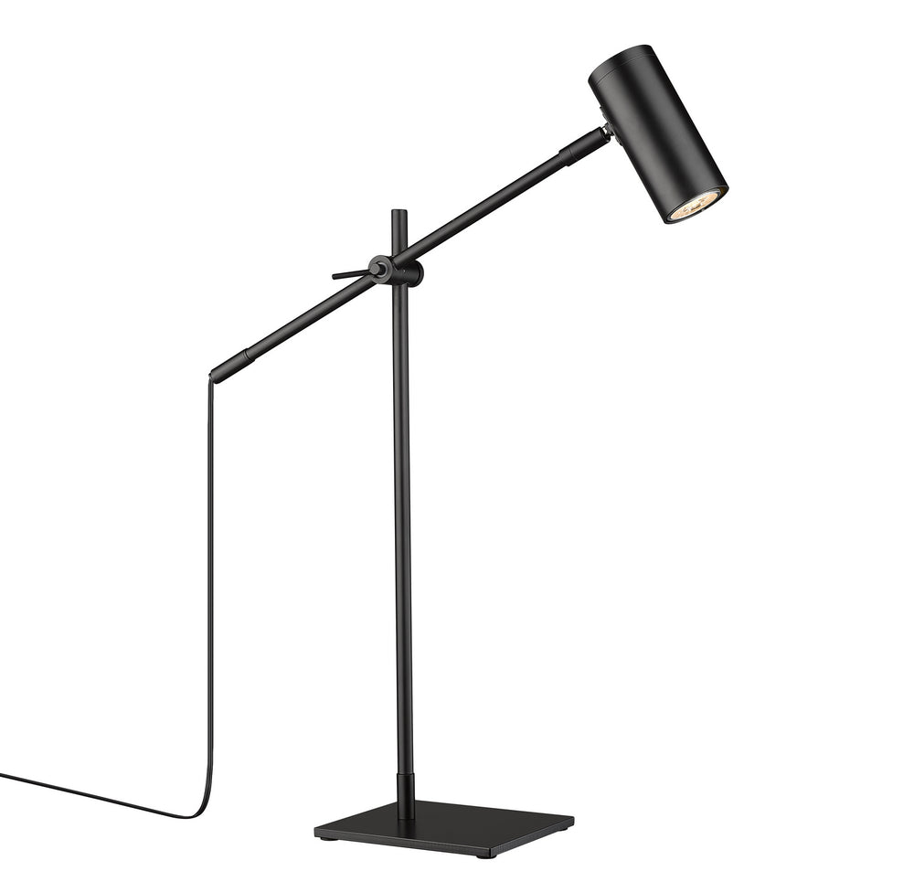 Z-Lite Canada - One Light Table Lamp - Calumet - Matte Black- Union Lighting Luminaires Decor