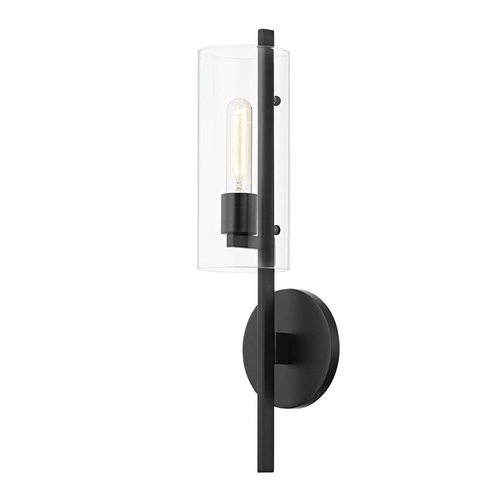 Mitzi Canada - One Light Wall Sconce - Ariel - Soft Black- Union Lighting Luminaires Decor