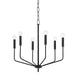Mitzi Canada - Six Light Chandelier - Bailey - Aged Brass- Union Lighting Luminaires Decor