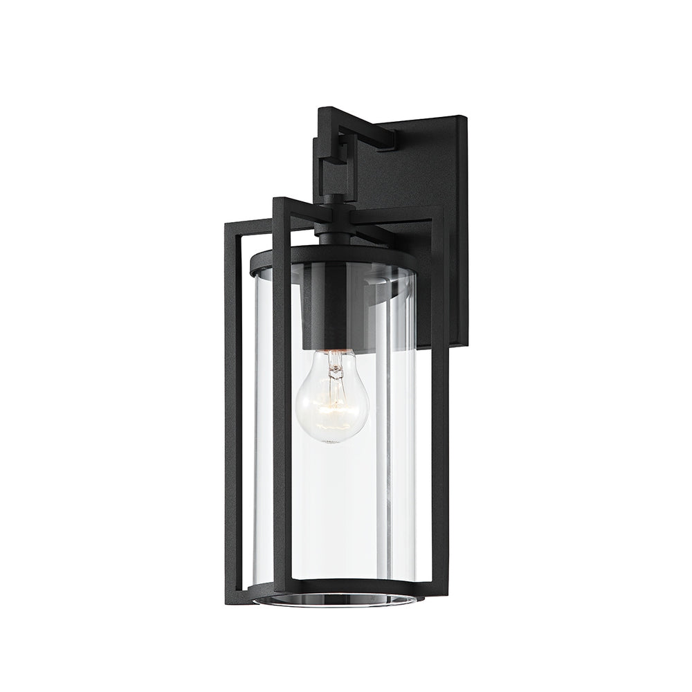 Troy Lighting Canada - One Light Outdoor Wall Sconce - Percy - Textured Black- Union Lighting Luminaires Decor