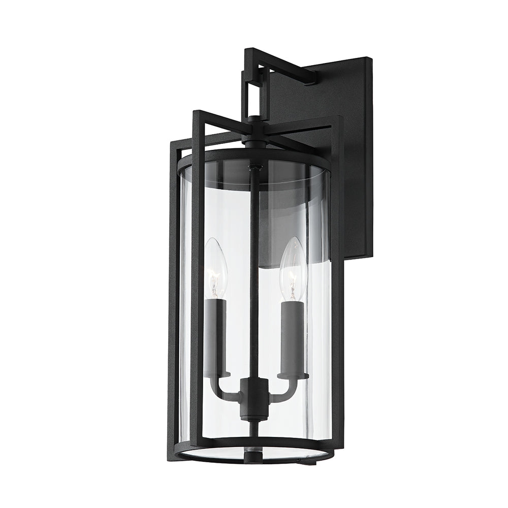 Troy Lighting Canada - Two Light Outdoor Wall Sconce - Percy - Textured Black- Union Lighting Luminaires Decor