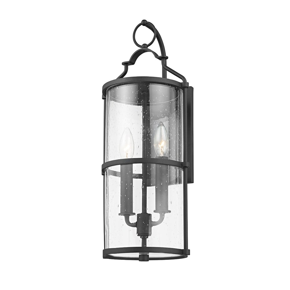 Troy Lighting Canada - Two Light Outdoor Wall Sconce - Burbank - Textured Black- Union Lighting Luminaires Decor