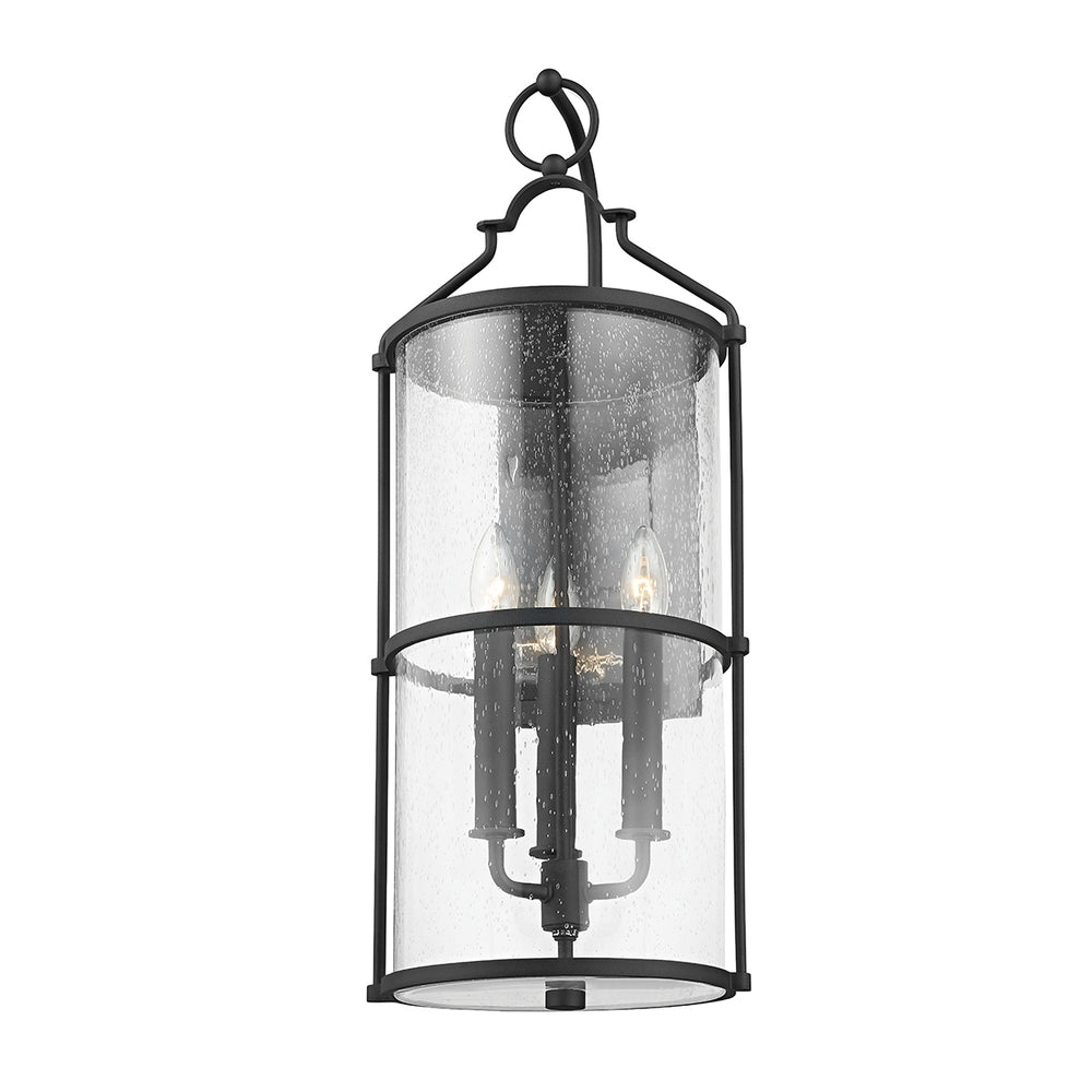 Troy Lighting Canada - Three Light Outdoor Wall Sconce - Burbank - Textured Black- Union Lighting Luminaires Decor