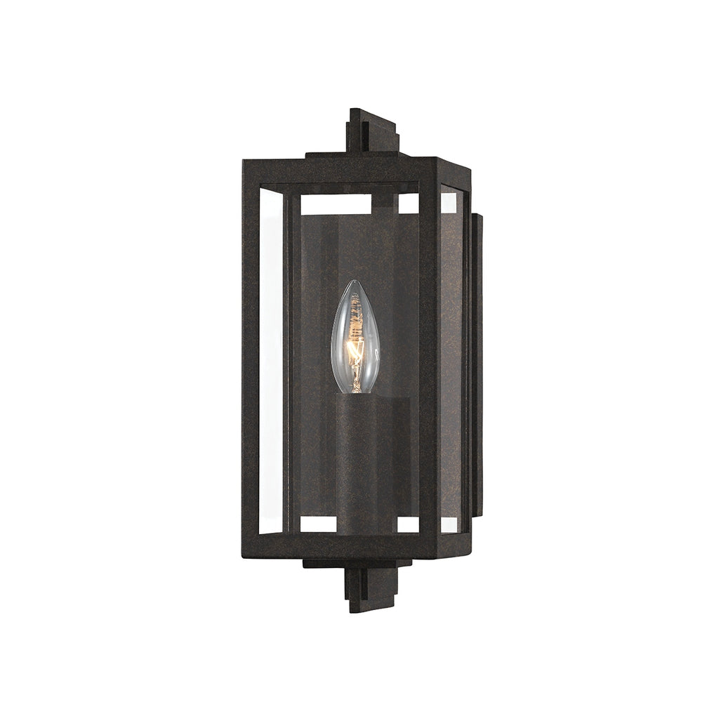 Troy Lighting Canada - One Light Outdoor Wall Sconce - Nico - French Iron- Union Lighting Luminaires Decor
