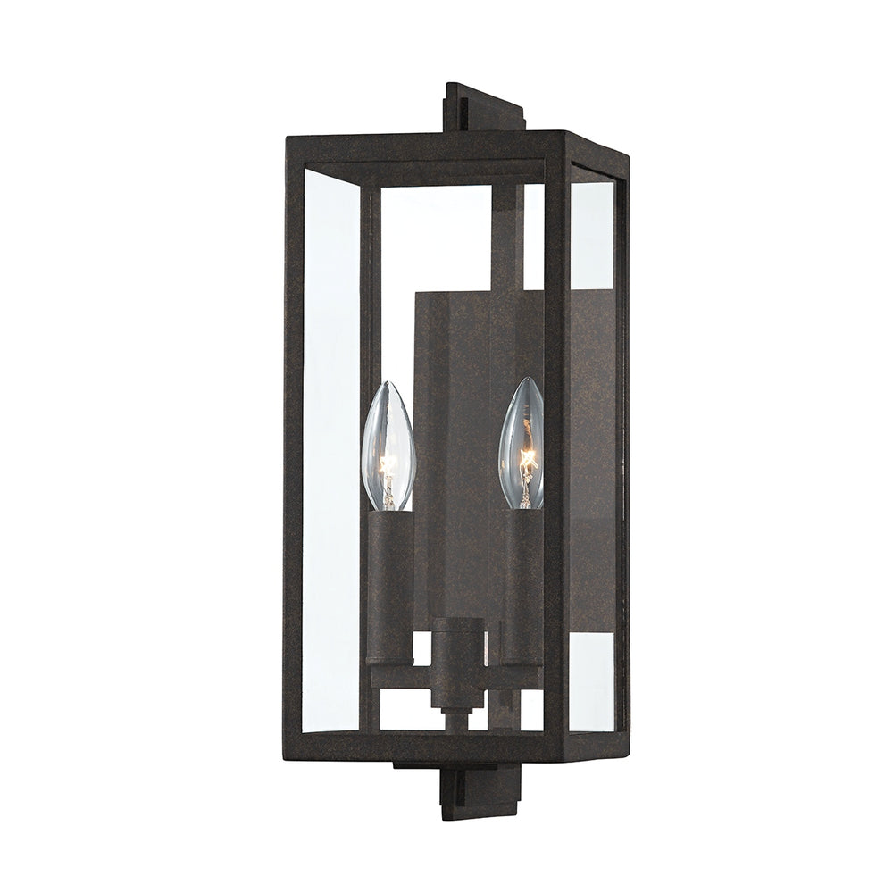 Troy Lighting Canada - Two Light Outdoor Wall Sconce - Nico - French Iron- Union Lighting Luminaires Decor