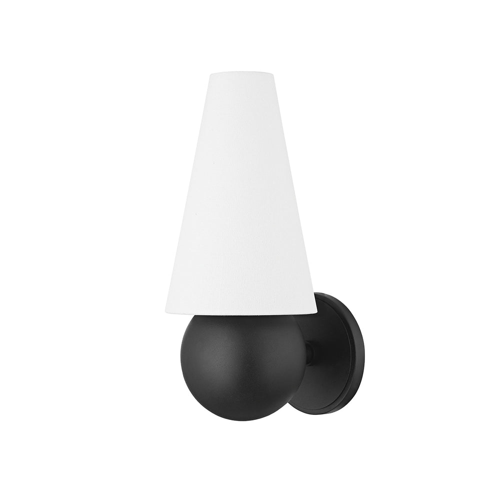 Troy Lighting Canada - One Light Wall Sconce - Cassius - Textured Black- Union Lighting Luminaires Decor