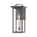 Troy Lighting Canada - One Light Outdoor Wall Sconce - Eden - Textured Bronze- Union Lighting Luminaires Decor
