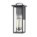 Troy Lighting Canada - Three Light Outdoor Wall Sconce - Eden - Textured Black- Union Lighting Luminaires Decor