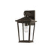 Troy Lighting Canada - One Light Outdoor Wall Sconce - Soren - Textured Bronze W/ Hl- Union Lighting Luminaires Decor