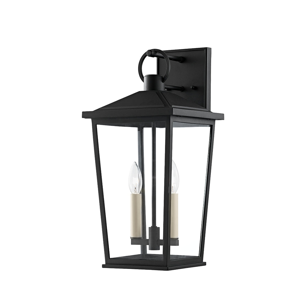 Troy Lighting Canada - Two Light Outdoor Wall Sconce - Soren - Textured Black- Union Lighting Luminaires Decor