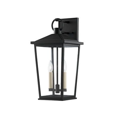 Troy Lighting Canada - Two Light Outdoor Wall Sconce - Soren - Textured Black- Union Lighting Luminaires Decor