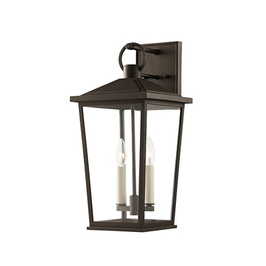Troy Lighting Canada - Two Light Outdoor Wall Sconce - Soren - Textured Bronze W/ Hl- Union Lighting Luminaires Decor