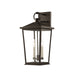 Troy Lighting Canada - Two Light Outdoor Wall Sconce - Soren - Textured Bronze W/ Hl- Union Lighting Luminaires Decor
