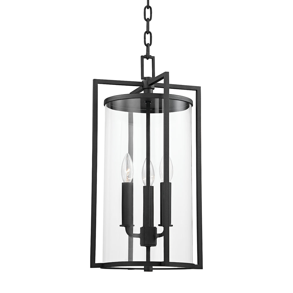 Troy Lighting Canada - Three Light Outdoor Lantern - Percy - Textured Black- Union Lighting Luminaires Decor