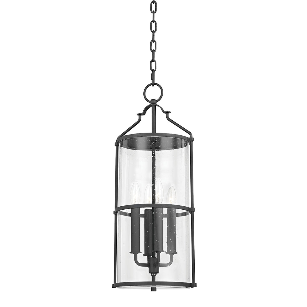Troy Lighting Canada - Four Light Outdoor Lantern - Burbank - Textured Black- Union Lighting Luminaires Decor