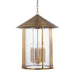 Troy Lighting Canada - Six Light Lantern - Long Beach - Patina Brass- Union Lighting Luminaires Decor