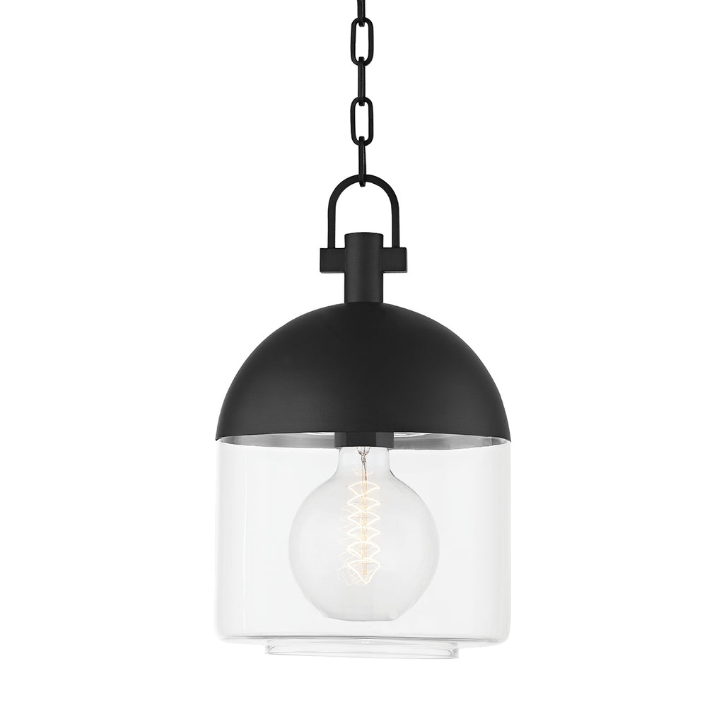 Troy Lighting Canada - One Light Pendant - Zephyr - Texture Black- Union Lighting Luminaires Decor