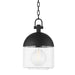 Troy Lighting Canada - One Light Pendant - Zephyr - Texture Black- Union Lighting Luminaires Decor