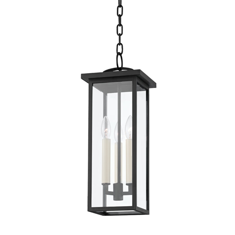 Troy Lighting Canada - Three Light Outdoor Pendant - Eden - Textured Black- Union Lighting Luminaires Decor