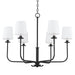 Troy Lighting Canada - Six Light Chandelier - Bodhi - Forged Iron- Union Lighting Luminaires Decor