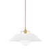 Troy Lighting Canada - One Light Pendant - Otto - Patina Brass- Union Lighting Luminaires Decor