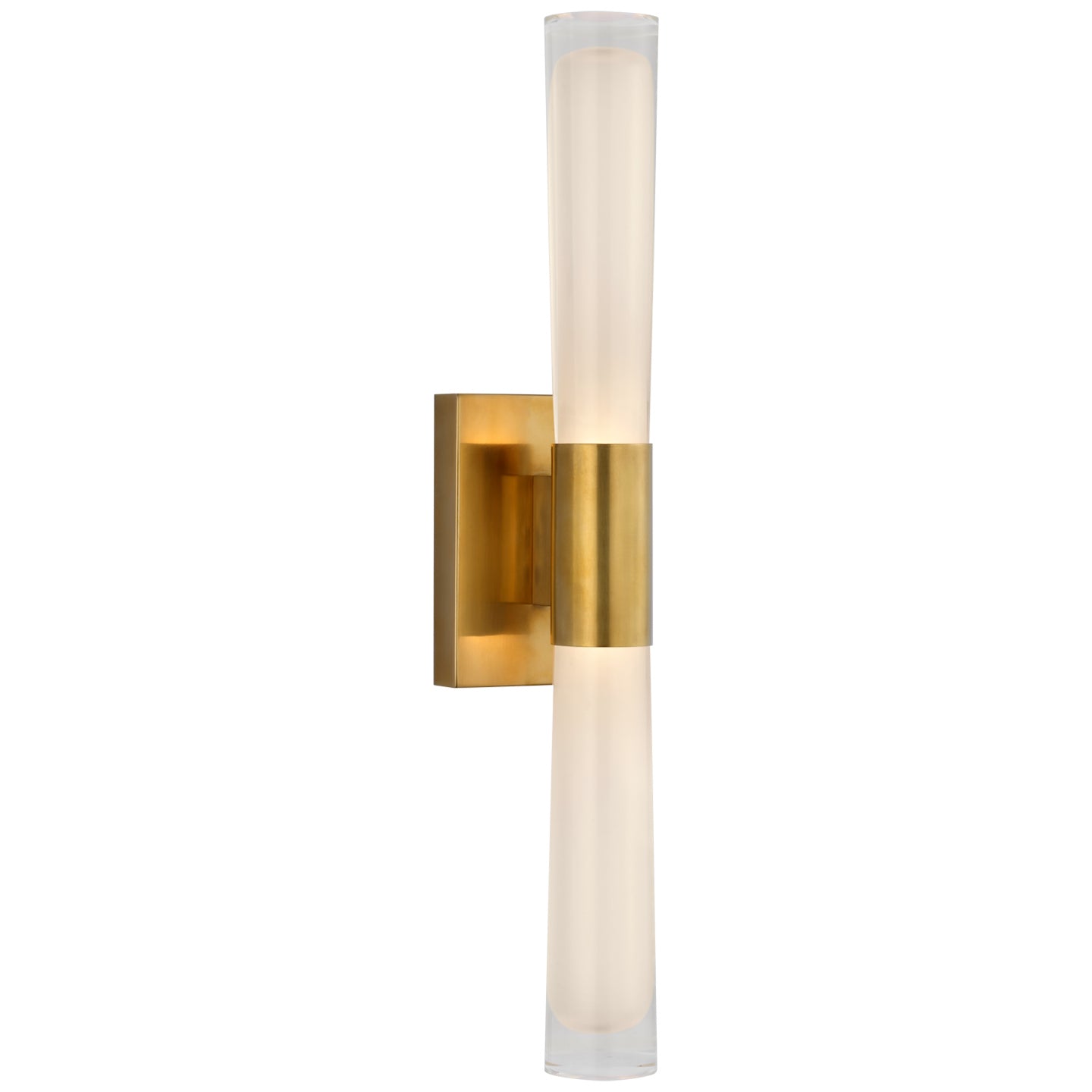 Visual Comfort Signature Canada - LED Wall Sconce - Brenta - Hand-Rubbed Antique Brass- Union Lighting Luminaires Decor