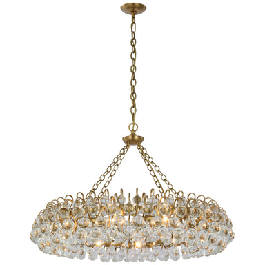 Visual Comfort Signature Canada - LED Chandelier - Bellvale - Hand-Rubbed Antique Brass- Union Lighting Luminaires Decor