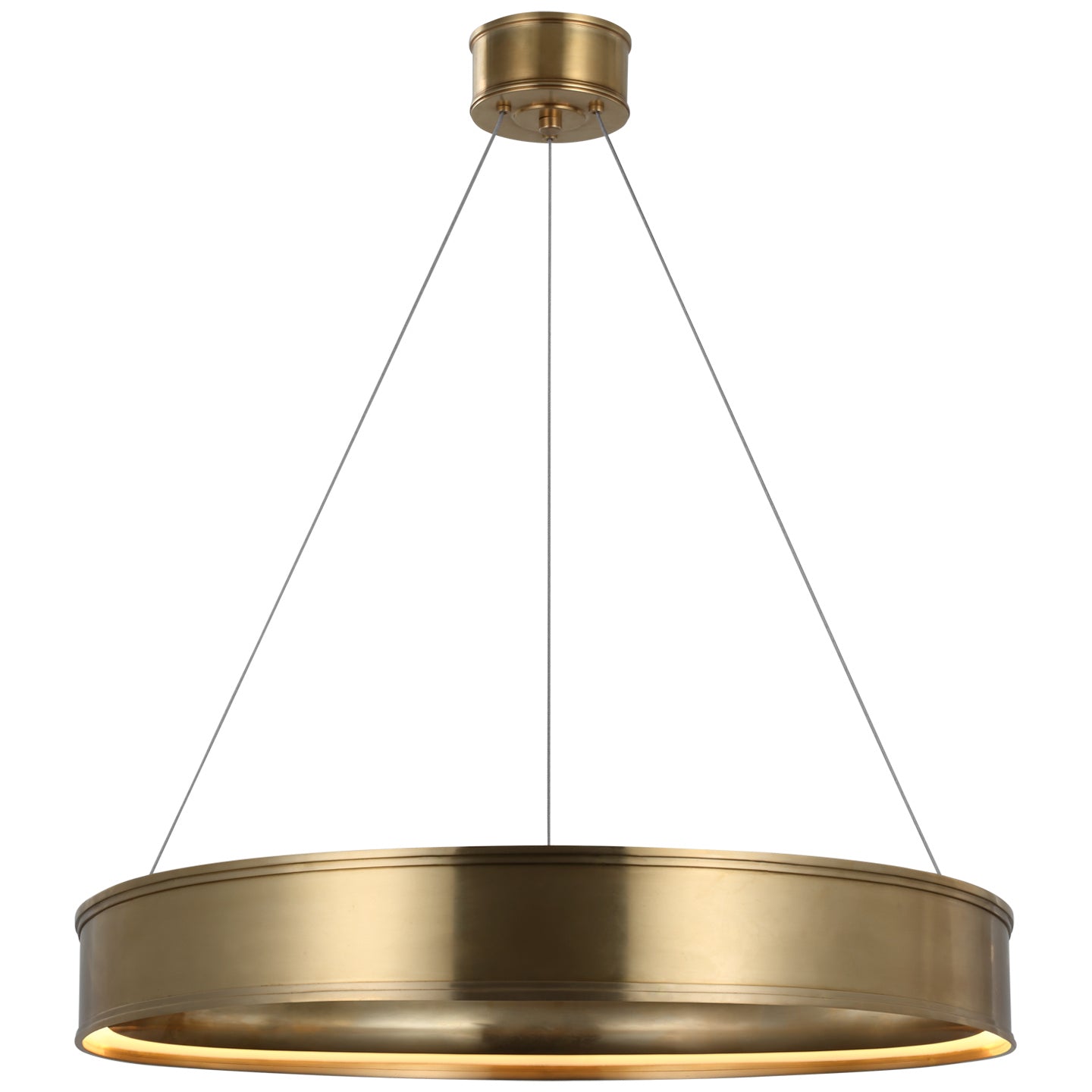 Visual Comfort Signature Canada - LED Chandelier - Connery - Antique-Burnished Brass- Union Lighting Luminaires Decor