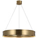 Visual Comfort Signature Canada - LED Chandelier - Connery - Antique-Burnished Brass- Union Lighting Luminaires Decor