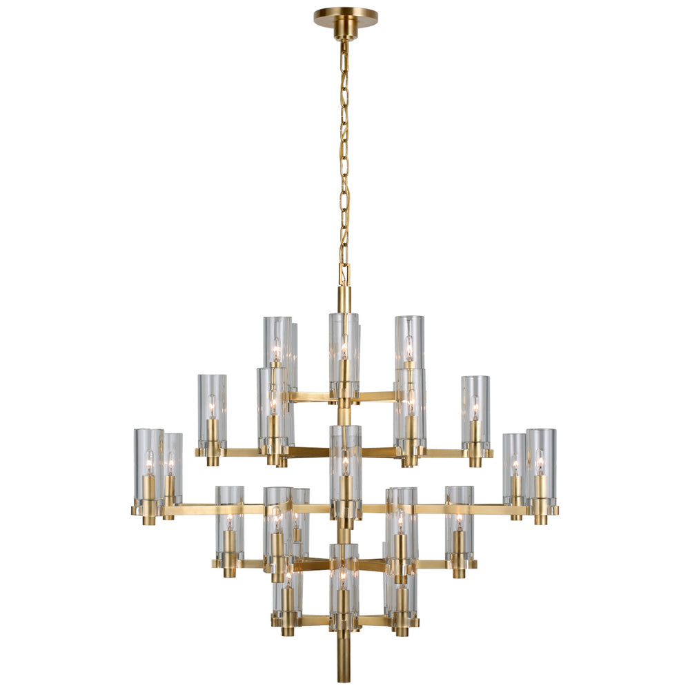 Visual Comfort Signature Canada - LED Chandelier - Sonnet - Antique-Burnished Brass- Union Lighting Luminaires Decor