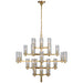 Visual Comfort Signature Canada - LED Chandelier - Sonnet - Antique-Burnished Brass- Union Lighting Luminaires Decor
