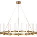 Visual Comfort Signature Canada - LED Chandelier - Mafra - Hand-Rubbed Antique Brass- Union Lighting Luminaires Decor