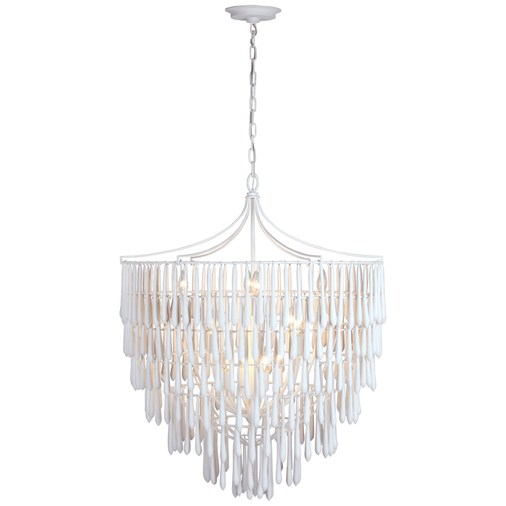 Visual Comfort Signature Canada - LED Chandelier - Vacarro - Plaster White- Union Lighting Luminaires Decor