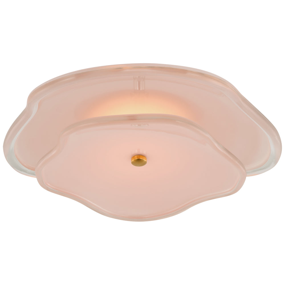 Visual Comfort Signature Canada - LED Flush Mount - Leighton - Soft Brass- Union Lighting Luminaires Decor