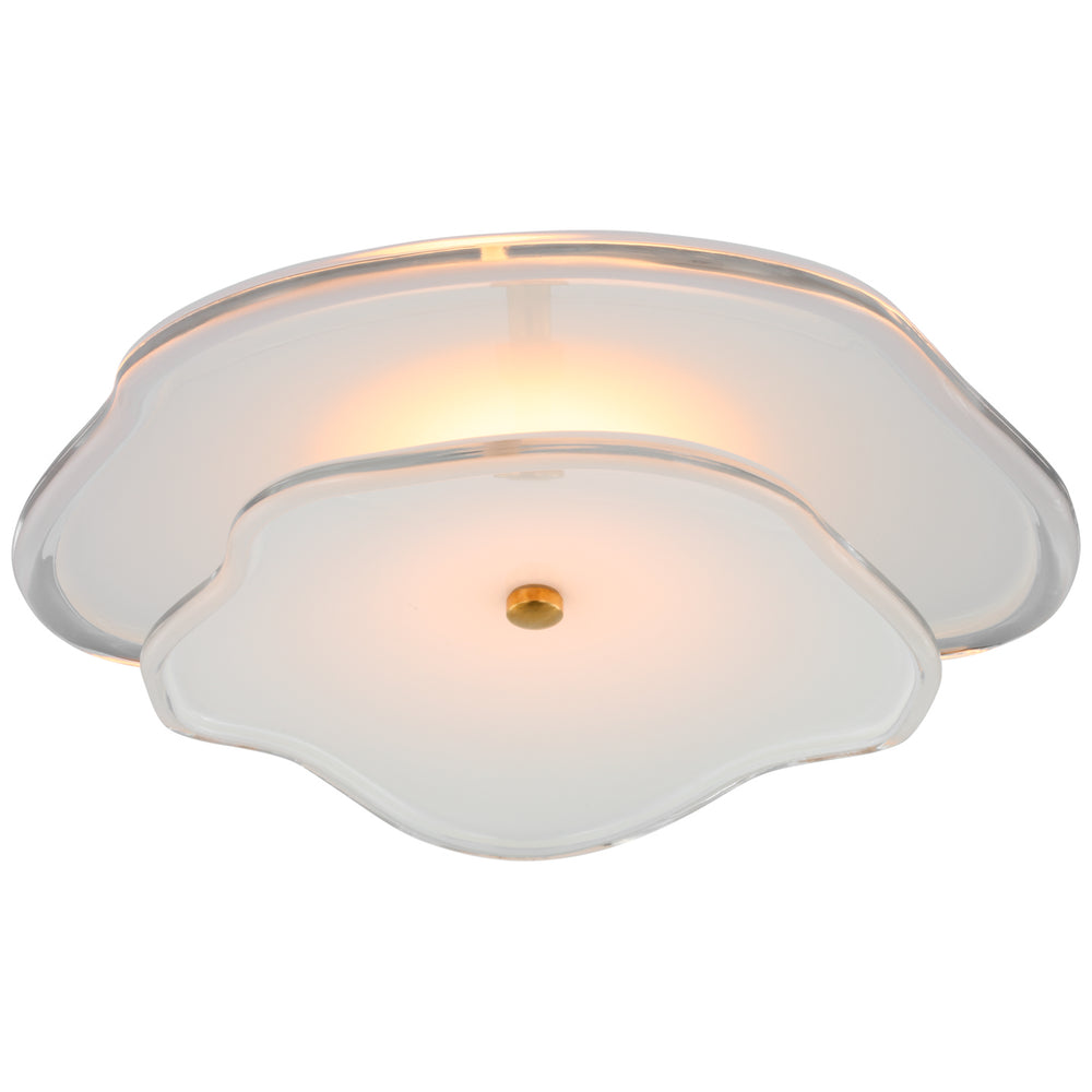 Visual Comfort Signature Canada - LED Flush Mount - Leighton - Soft Brass- Union Lighting Luminaires Decor